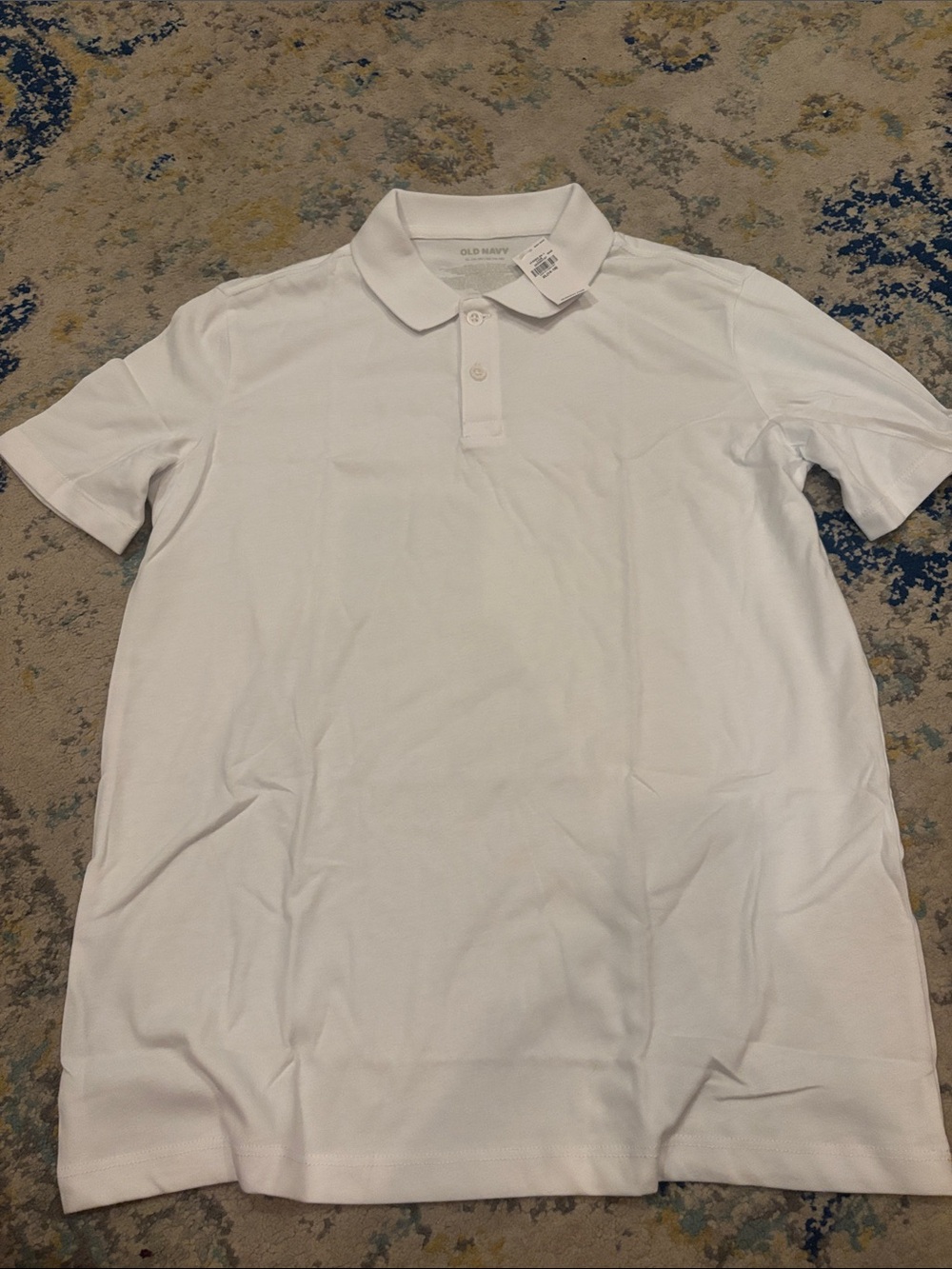 TWO NEW W/ Tags Old Navy White Polo Shirt - Short Sleeve Classic